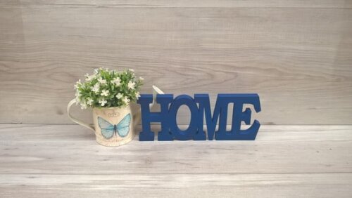 Palavra decorativa HOME - linha BK M