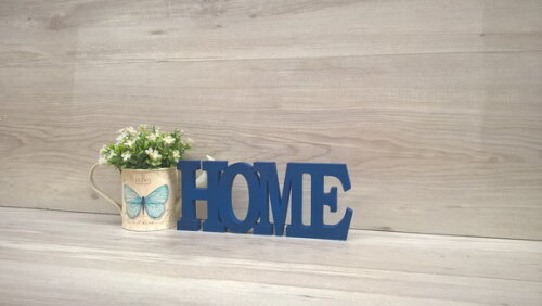 Palavra decorativa HOME - linha BK M