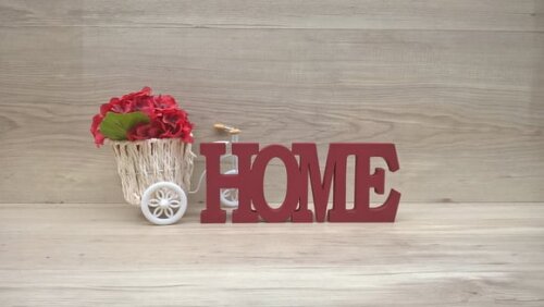 Palavra decorativa HOME - linha BK M