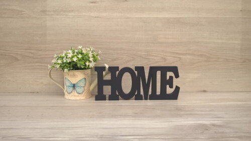 Palavra decorativa HOME - linha BK M