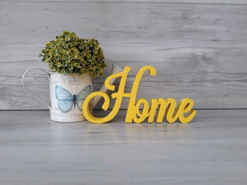Palavra Decorativa Home Mod. LS