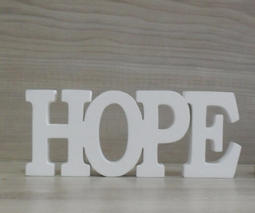Palavra decorativa HOPE - linha BK