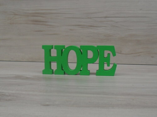 Palavra decorativa HOPE - linha BK