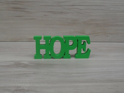 Palavra decorativa HOPE - linha BK