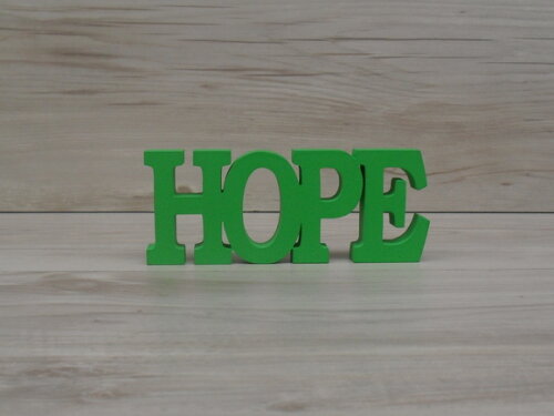 Palavra decorativa HOPE - linha BK