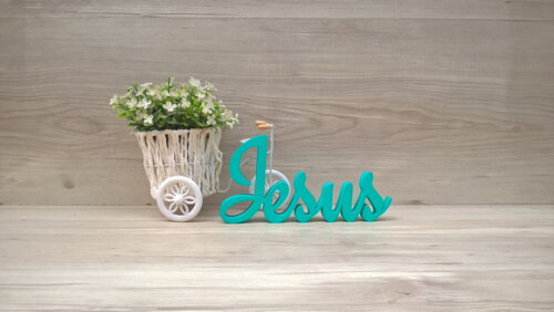 Palavra decorativa Jesus - clássico