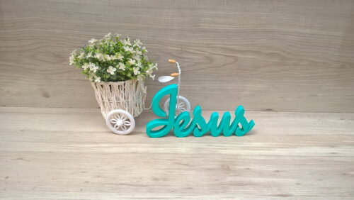 Palavra decorativa Jesus - clássico