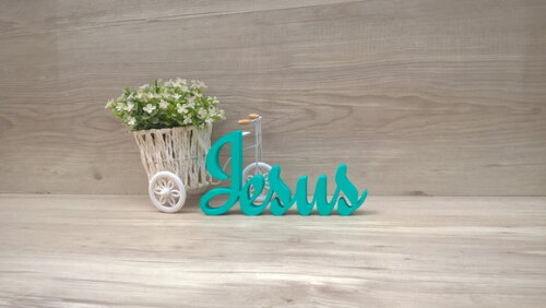 Palavra decorativa Jesus - clássico