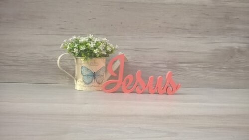 Palavra decorativa Jesus - clássico