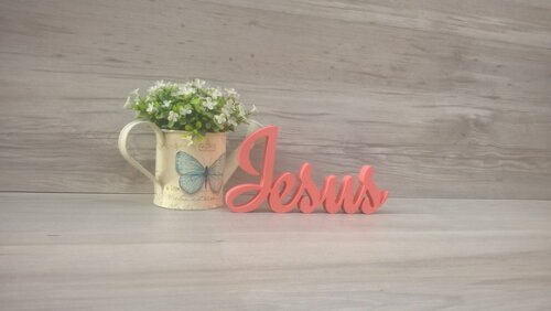 Palavra decorativa Jesus - clássico