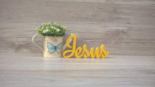 Palavra decorativa Jesus - clássico