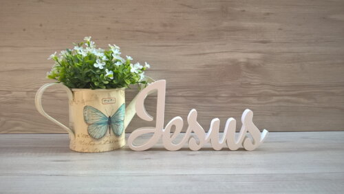 Palavra decorativa Jesus - clássico