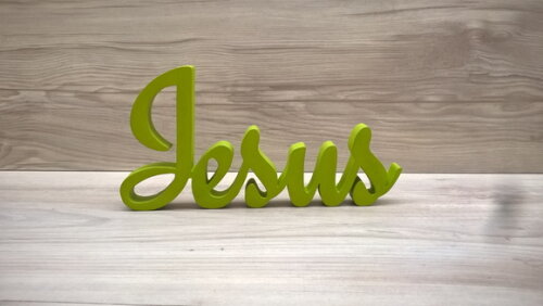 Palavra decorativa Jesus - clássico