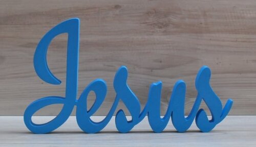 Palavra decorativa Jesus - clássico