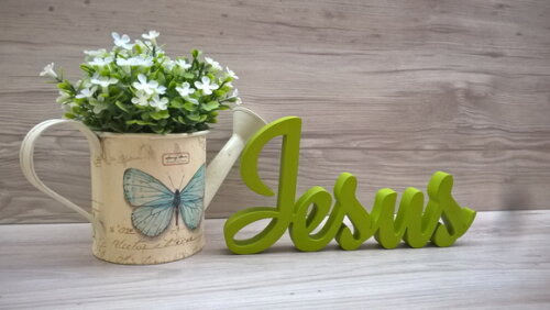 Palavra decorativa Jesus - clássico
