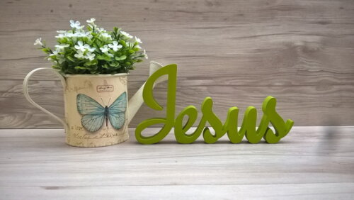 Palavra decorativa Jesus - clássico
