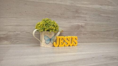 Palavra decorativa JESUS - linha BK