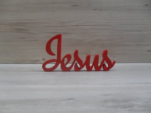 Palavra decorativa Jesus - clássico