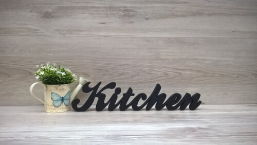 Palavra decorativa Kitchen - clássico
