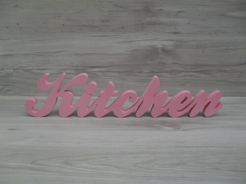 Palavra decorativa Kitchen - clássico