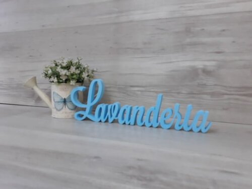 Palavra decorativa Lavanderia Mod LS