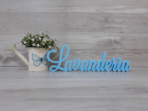 Palavra decorativa Lavanderia Mod LS