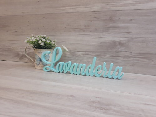 Palavra decorativa Lavanderia Mod LS