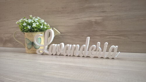 Palavra decorativa Lavanderia Mod LS