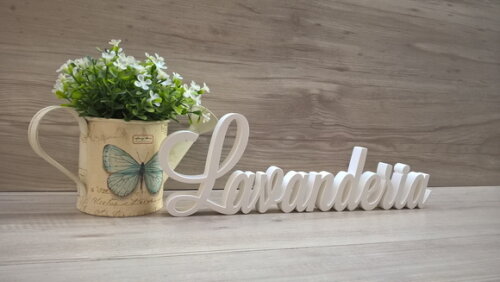 Palavra decorativa Lavanderia Mod LS