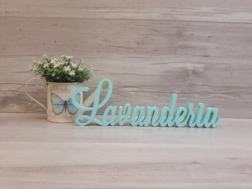 Palavra decorativa Lavanderia Mod LS