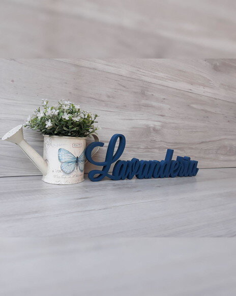 Palavra Decorativa Lavanderia Mod Ls