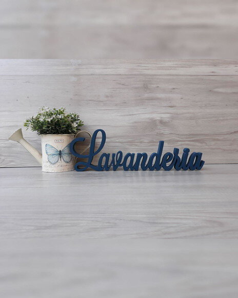 Palavra Decorativa Lavanderia Mod Ls