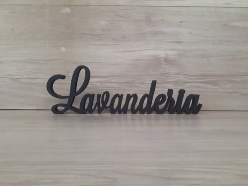 Palavra Decorativa Lavanderia Mod Ls