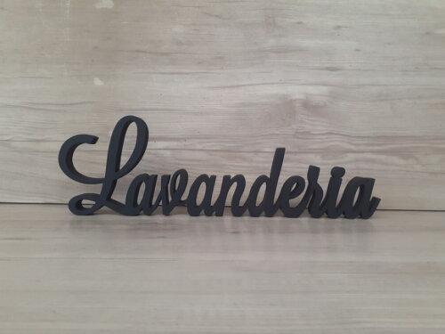 Palavra Decorativa Lavanderia Mod Ls