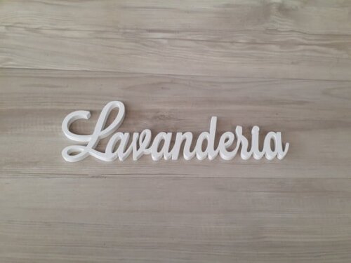 Palavra decorativa Lavanderia Mod LS - DE PAREDE