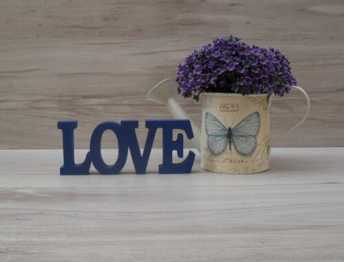 Palavra decorativa LOVE - linha BK