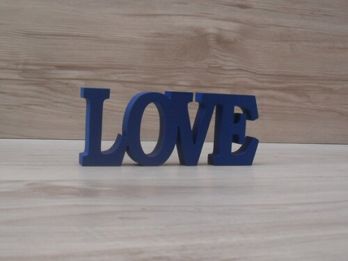 Palavra decorativa LOVE - linha BK