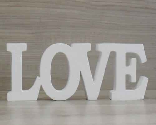 Palavra decorativa LOVE - linha BK
