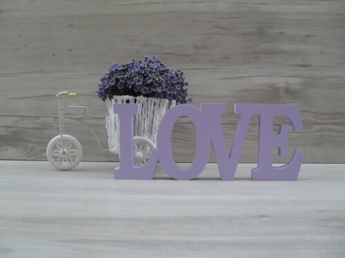 Palavra decorativa LOVE - linha BK M