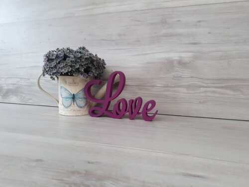 Palavra Decorativa Love Mod. Ls