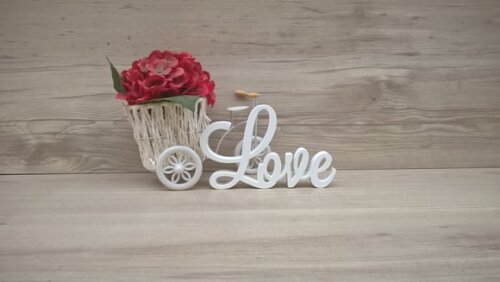 Palavra Decorativa Love Mod. LS