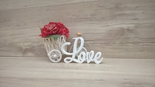 Palavra Decorativa Love Mod. LS