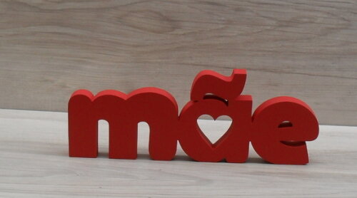 Palavra decorativa mãe - letras em mdf