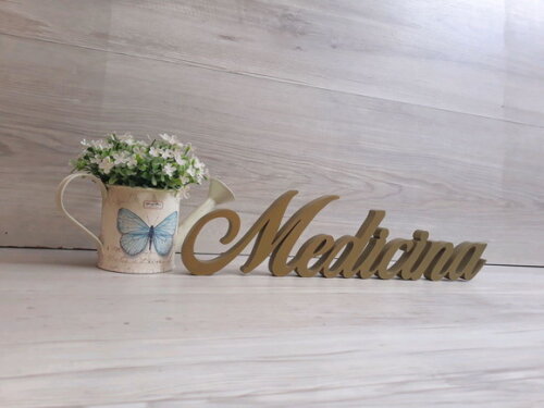 Palavra Decorativa Medicina Mod Bop