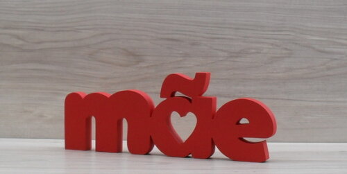Palavra decorativa mãe - letras em mdf