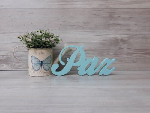 Palavra decorativa Paz - clássico