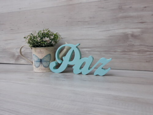Palavra decorativa Paz - clássico