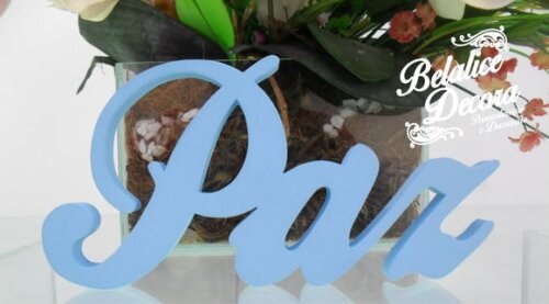 Palavra decorativa Paz - clássico