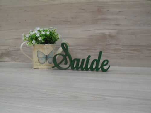 Palavra Decorativa Saúde Mod LS
