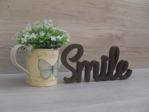 Palavra Decorativa Smile